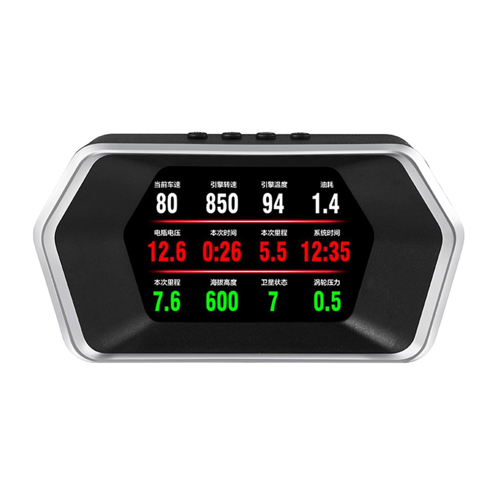 HUD Head Up Display    Speed Mileage  Display