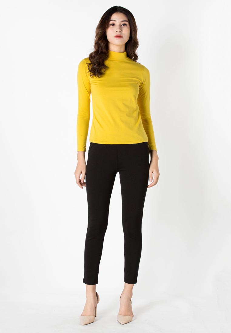 Quần Legging nâng mông Vicci tôn đường cong vòng 3, ôm gọn bụng, chất umi co giãn 4 chiều, không cắn chỉ  màu ĐEN - Size