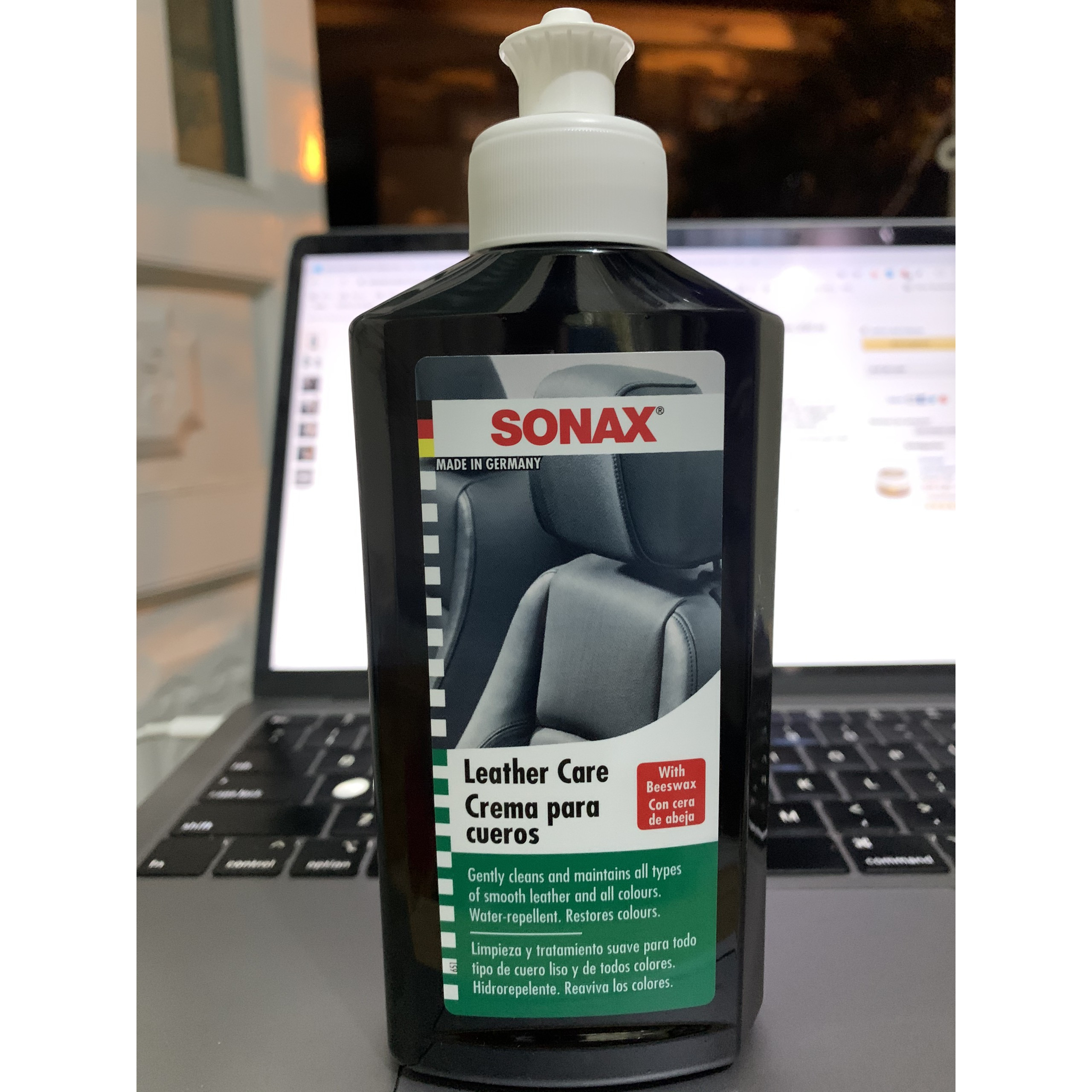 Kem dưỡng ghế da Sonax Leather Care 291141 mẫu 2020 250ml