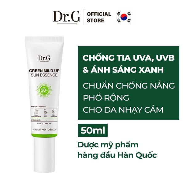 Dr.G kem chống nắng bảo vệ da Green Mild Up Sun Essence SPF50+ PA++++