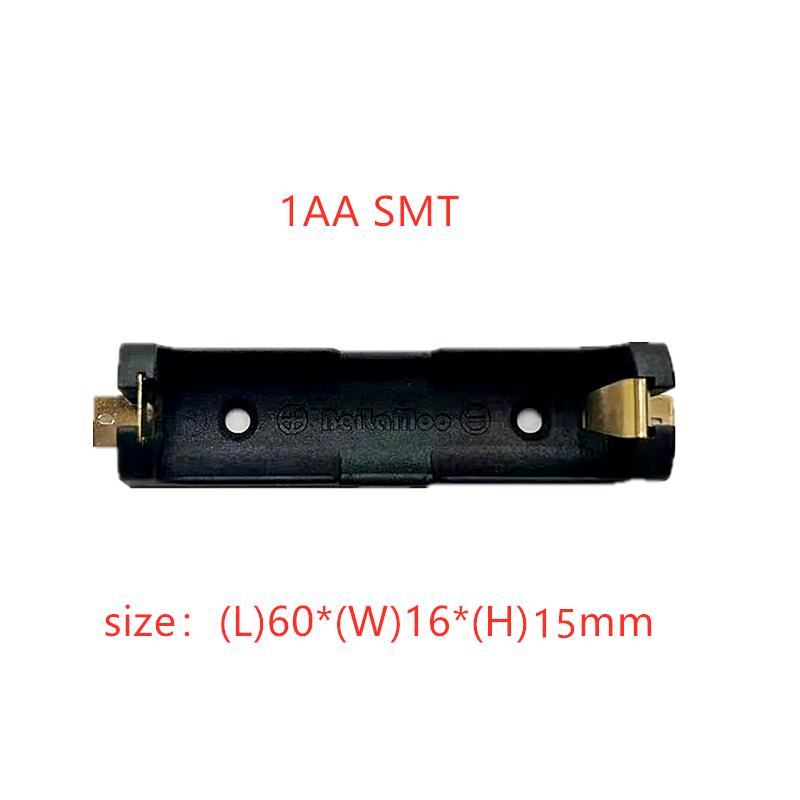 10 cái Hộp pin 1/2/3 AA chất lượng cao SMT SMD 2 Hộp giữ pin AA Hộp pin Hộp pin 14500 Màu sắc: 3AA 10 CÁI