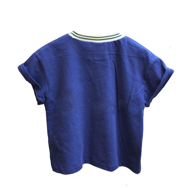 Áo phông size đại cộc tay bé trai, áo thun trẻ em cotton kiểu Hàn 10-38kg