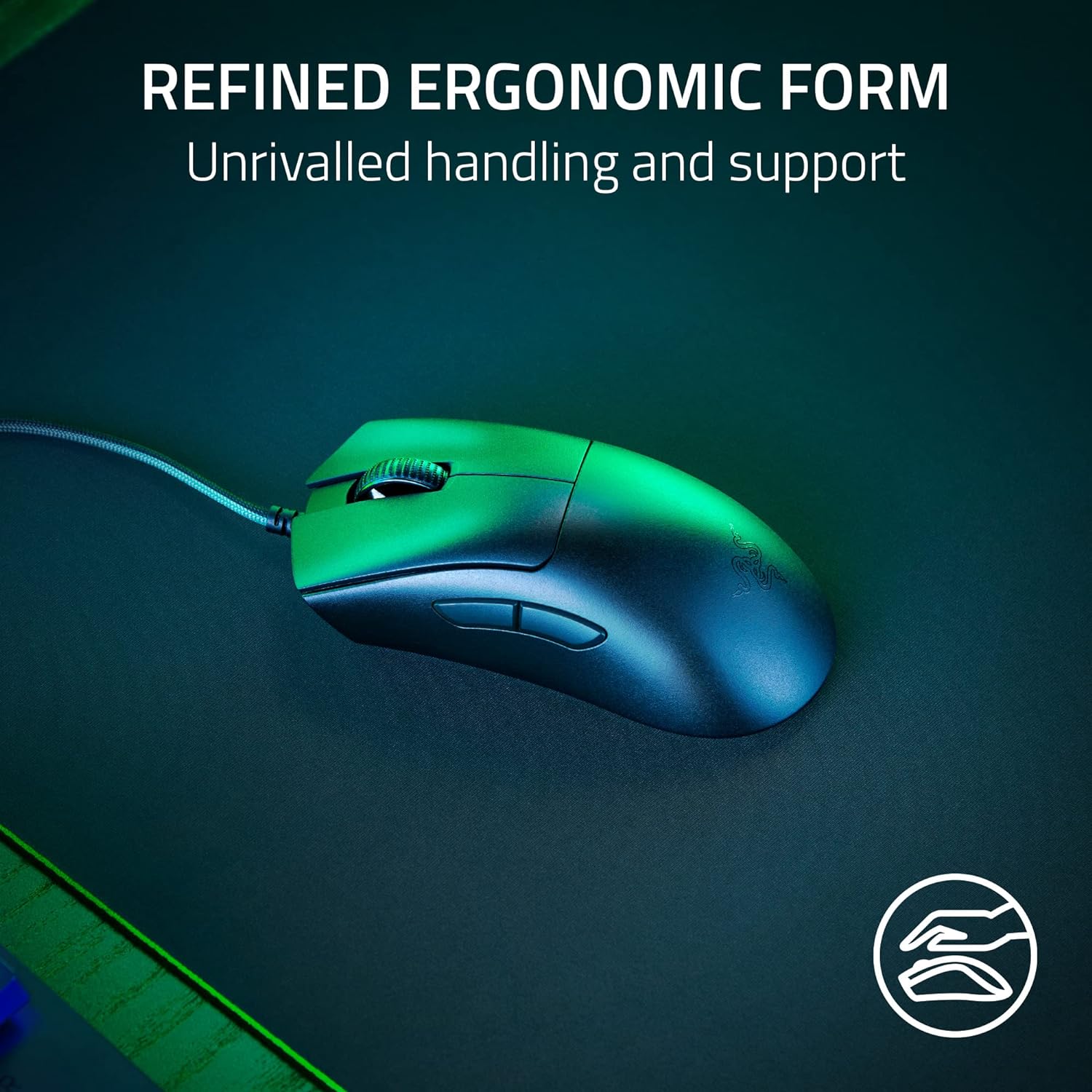 Chuột có dây Razer DeathAdder V3-Ultra-lightweight Ergonomic Esports Mouse_Mới, hàng chính hãng