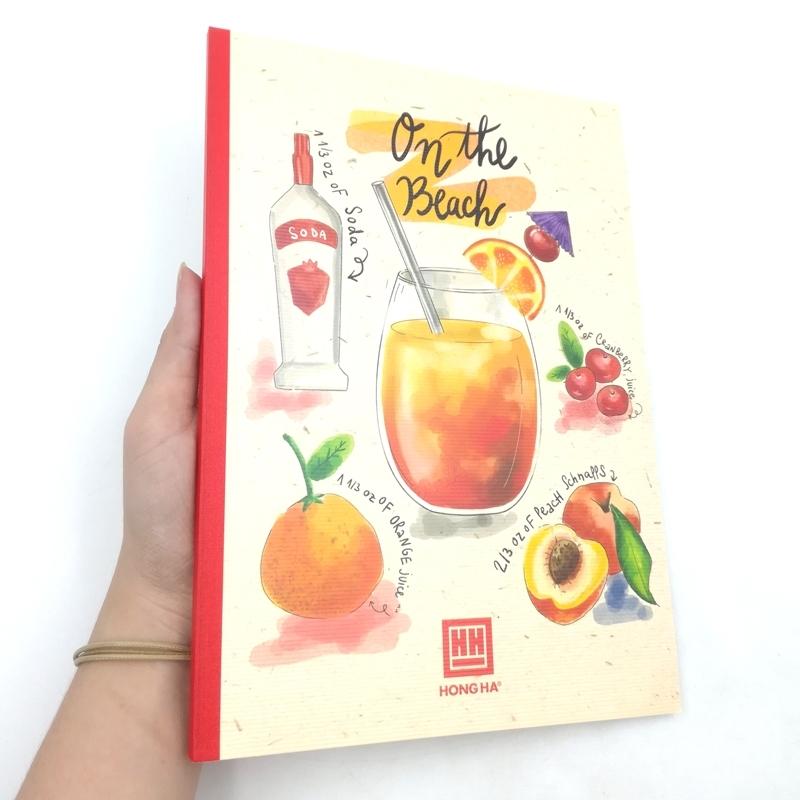 Vở Cocktail - Kẻ Ngang Có Chấm 120 Trang ĐL 70g/m2 - Hồng Hà 1428 (Mẫu Màu Giao Ngẫu Nhiên)