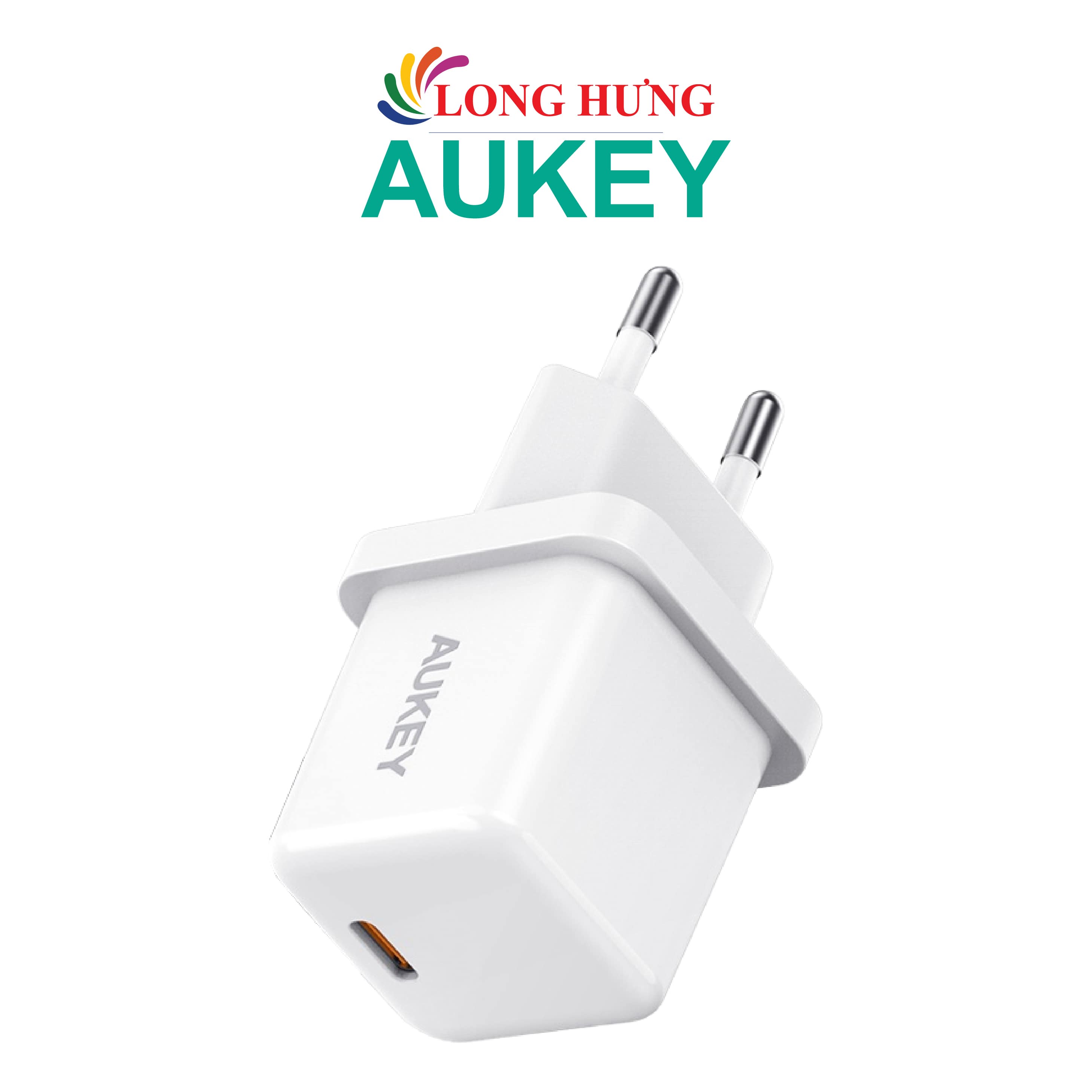 Cốc sạc Aukey Swift Lite 1Type-C PD 20W PA-F5 (Set 2 cái) - Hàng chính hãng