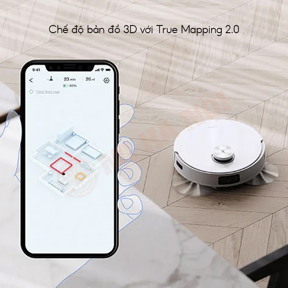 Robot hút bụi lau nhà Xiaomi Ecovacs Deebot T10 OMNI – Bản quốc tế - Hàng Chính hãng