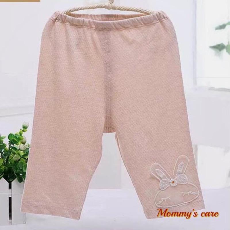 Quần hè 100% cotton hữu cơ cho bé gái 2-3 tuổi