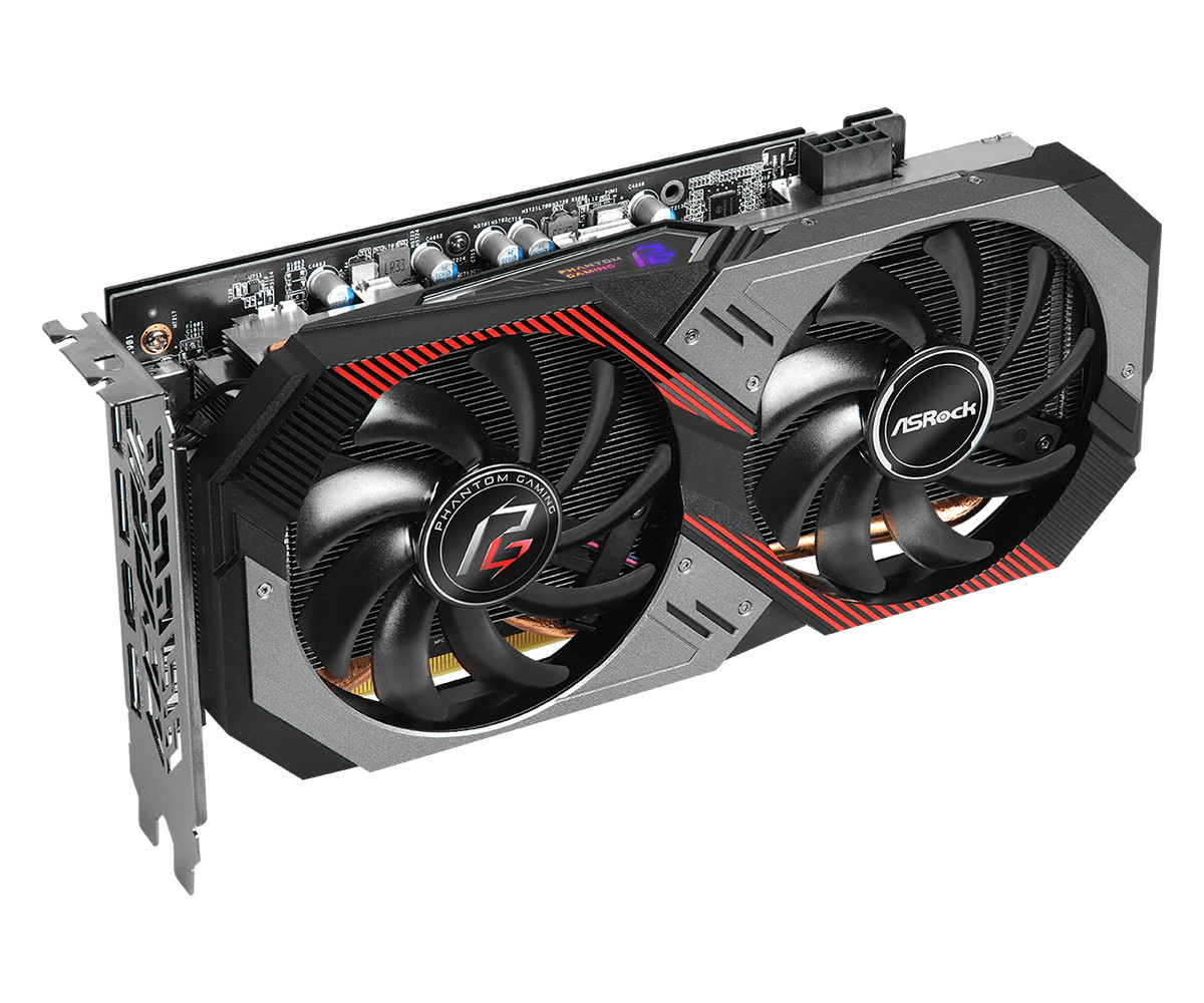 Card đồ họa VGA ASRock Radeon RX 5600 XT Phantom Gaming D2 6G OC / 192-bit GDDR6 - Hàng Chính Hãng