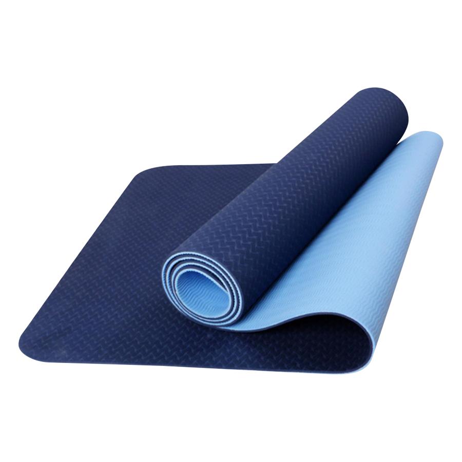 Thảm Tập Yoga Eco Friendly TPE - Xanh Dương Đậm (6mm) - Hàng Chất Lượng
