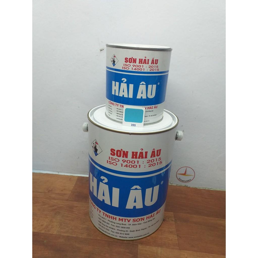 Sơn Tàu biển Hải Âu màu xanh Hoà Bình EP3 355 -1L/bộ