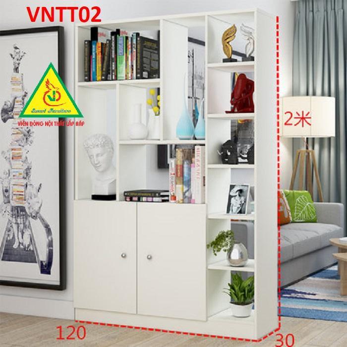 TỦ KỆ TRANG TRÍ KIÊM VÁCH NGĂN VNTT02 - Nội thất lắp ráp Viendong Adv