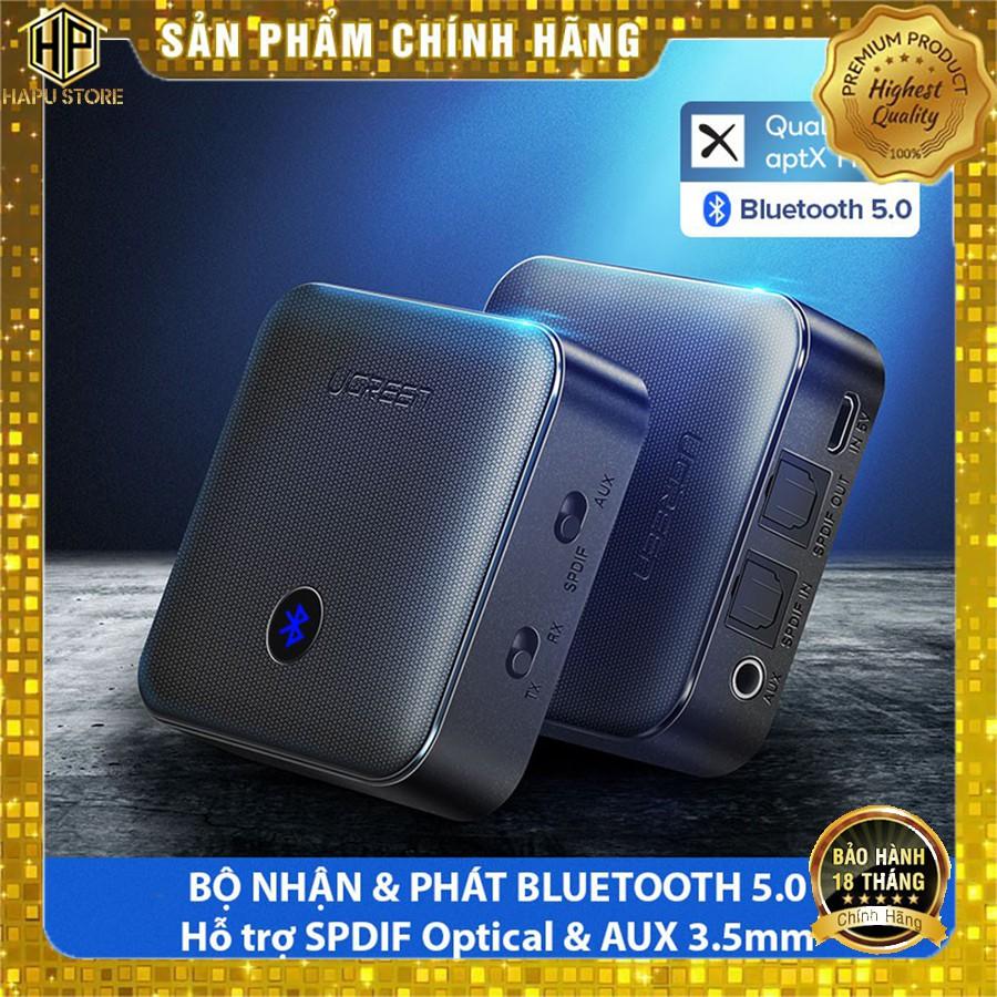 Bộ thu phát Bluetooth 5.0 hỗ trợ APTX Ugreen 70158 cao cấp - Hàng Chính Hãng