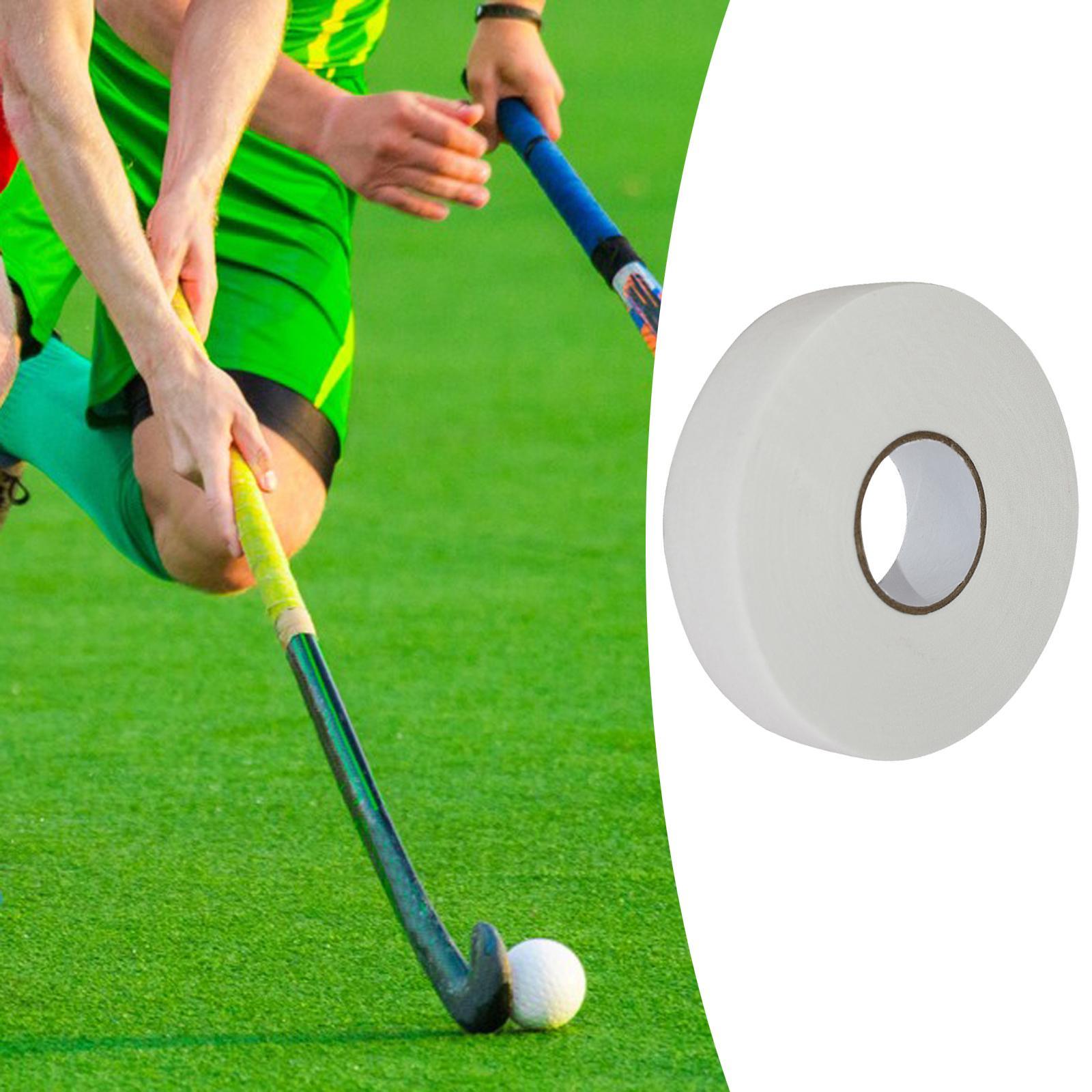 Ice Hockey Cloth Tape Protector Cover Width 2.5cm Wrapping Wear Resistant Hockey Sock Tape Hockey Tape for Tennis Squash Racquet Baseball