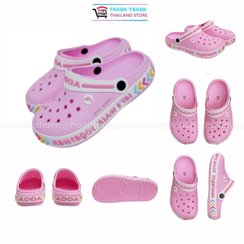 Giày sục nhựa đúc Thái Lan nữ đi mưa ADDA - 52731 siêu nhẹ, êm chân