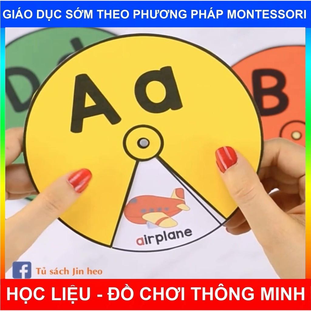 ĐĨA XOAY Bảng chữ cái Tiếng Anh