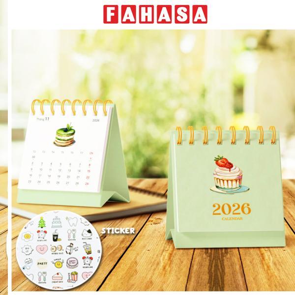 Lịch Bàn Teen Mini 2026 - Size S - Linh Lan - Mẫu 2