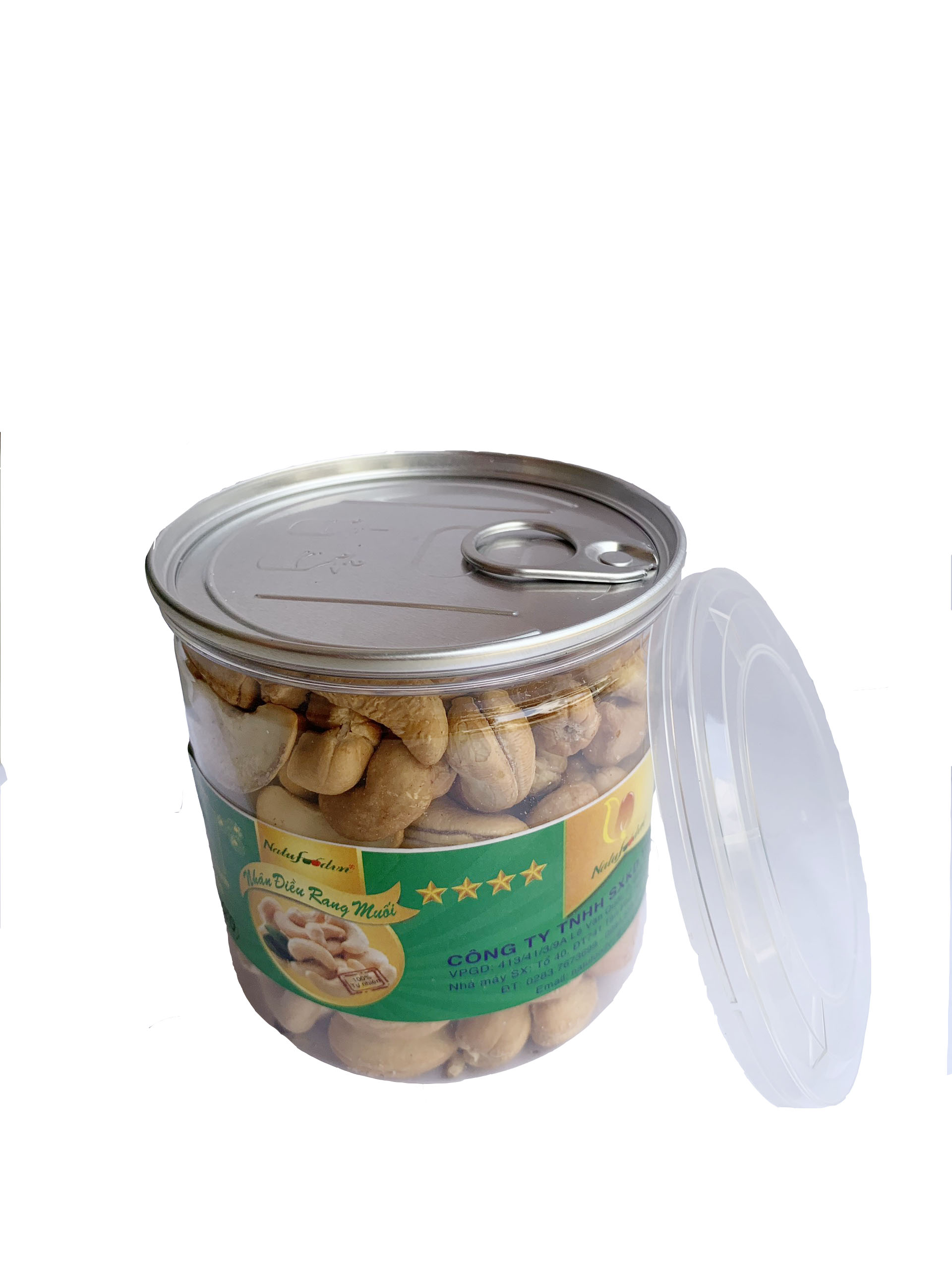 Hạt điều không vỏ lụa rang muối loại 1-  thương hiệu Natufoodvn ( Hộp 250g)- Đặc sản hạt điều Bình Phước