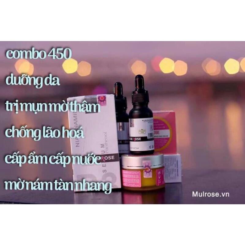 Combo Mulrose serum Black Rose lớn