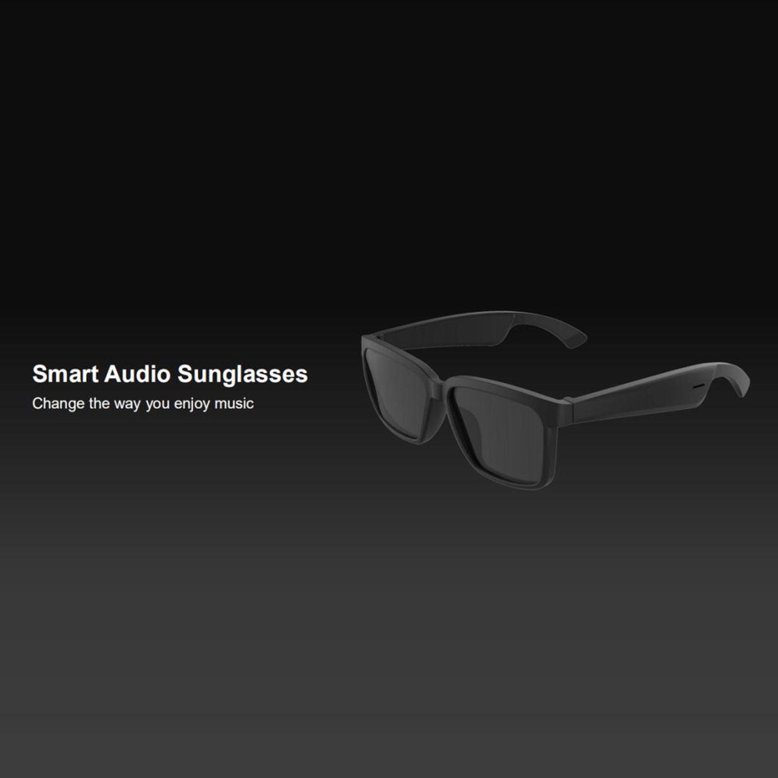 Wireless Sunglasses Stereo Headphones Music Headsets Micphone Eyeglasses