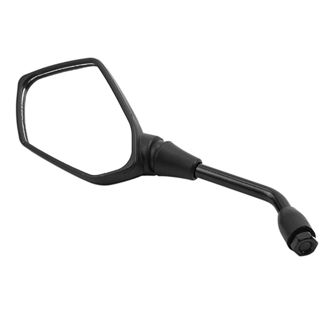 1 Pair Motorcycle Rear View Mirrors 10MM Universal Side Mirror for Scooter, ATV