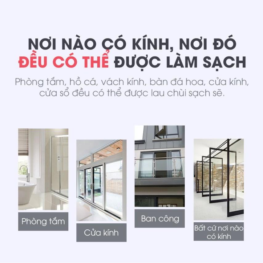 Phụ kiện lau kính thông minh phù hợp kính dày 3-10mm)