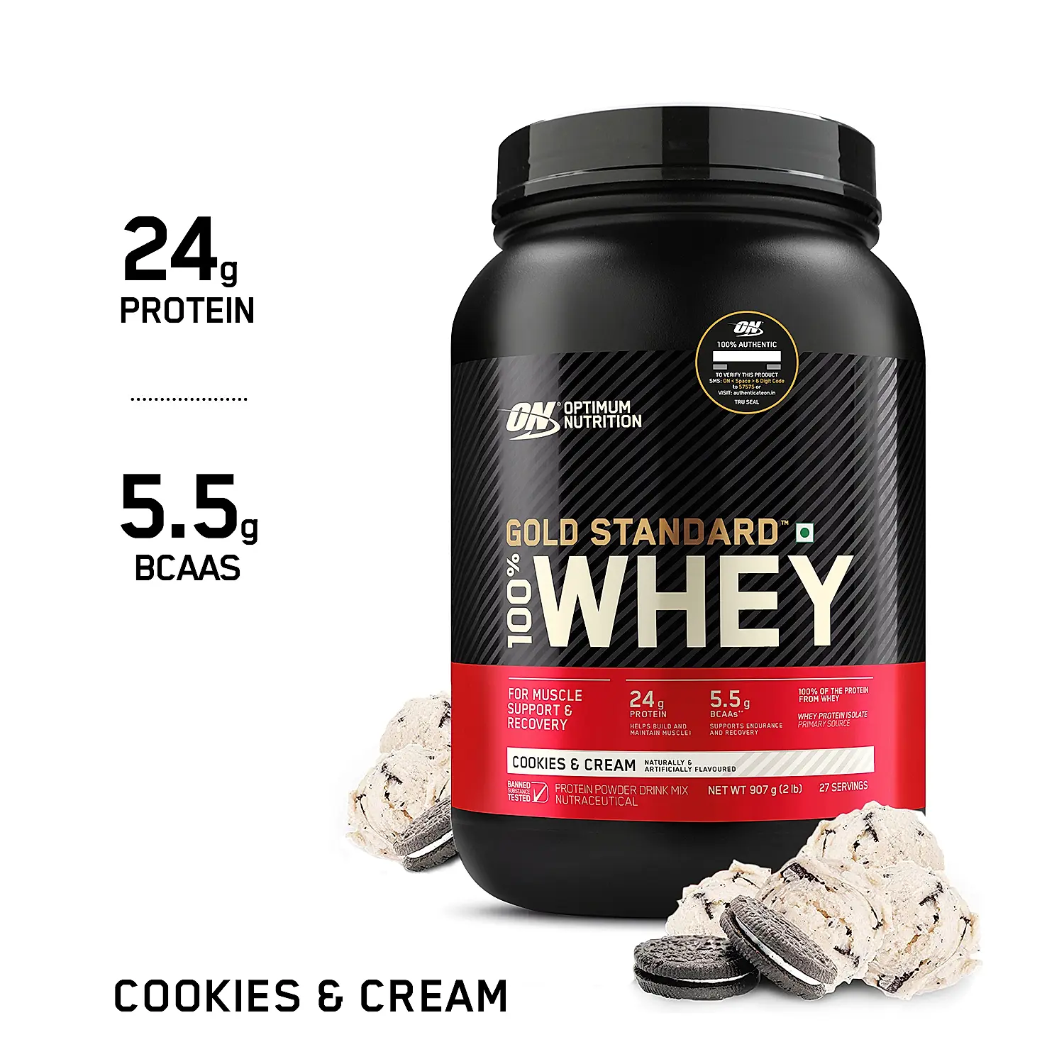Thực Phẩm Bổ Sung Optimum Nutrition Gold Standard 100% Whey 2lb