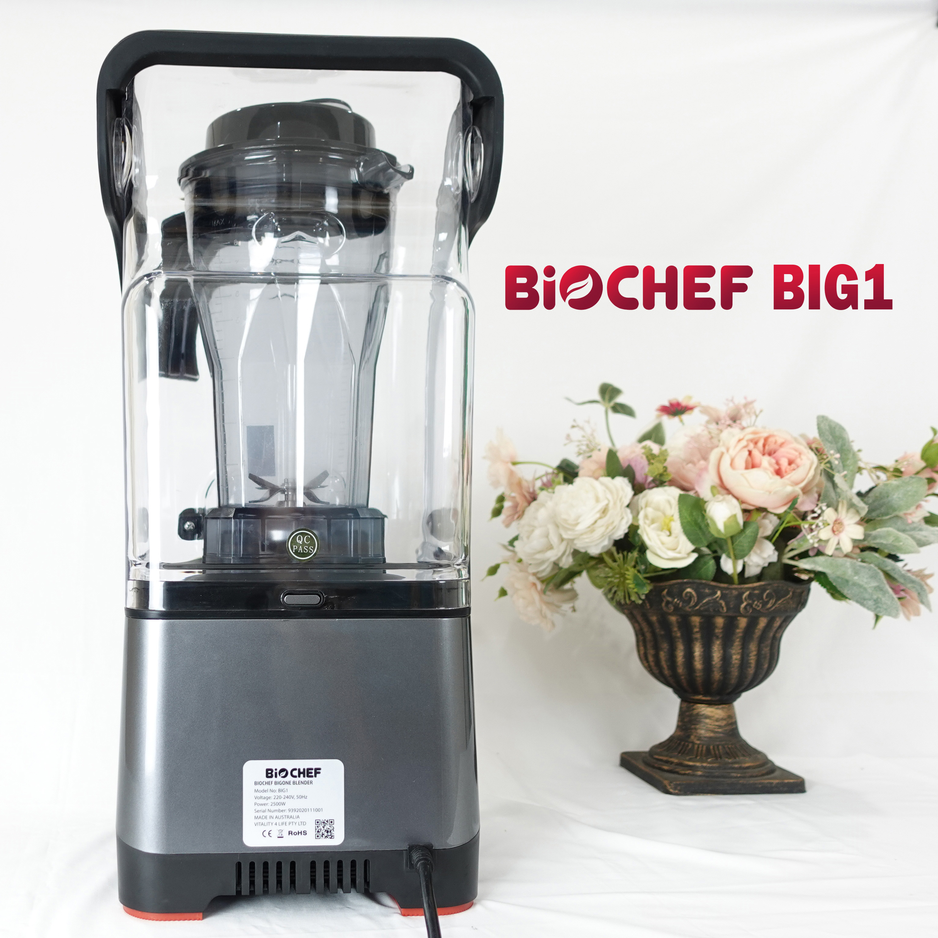 Máy xay sinh tố công nghiệp - BIOCHEF BIG 1 - Công suất 2500W - Hàng chính hãng