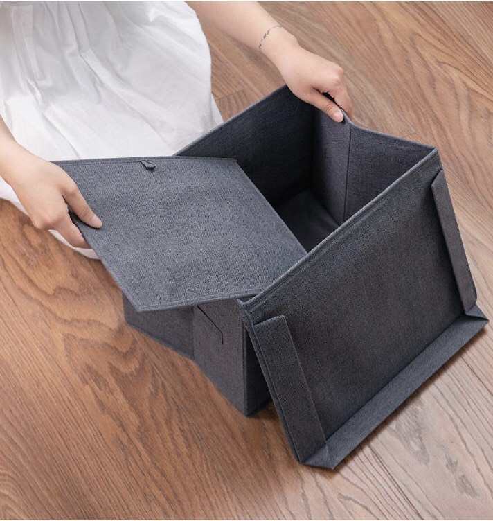 Hộp đựng đồ đa năng hàng Việt Nam phong cách Nhật sang trọng (38x25xH25cm) Storage Box