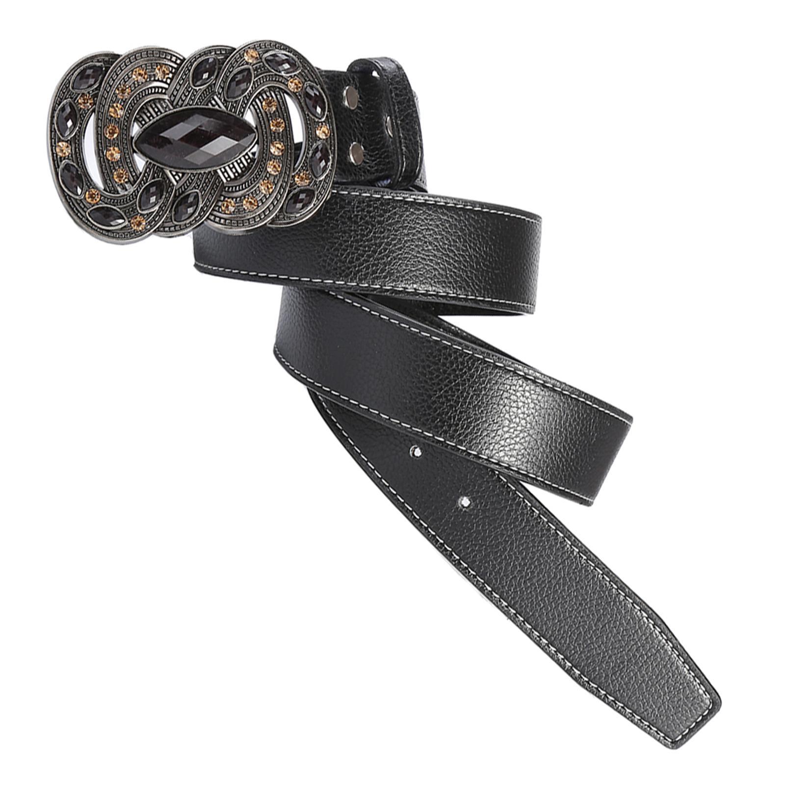 Classic Mens Leather Belt Western Cowboy Belt Work Business Dress Belt Clothes Accessories