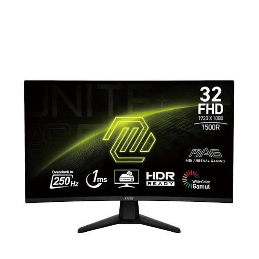 Màn Hình LCD MSI MAG 32C6X 31.5" (FHD 1920 x 1080/ VA/ 250Hz/ 1ms) – Hàng Chính Hãng