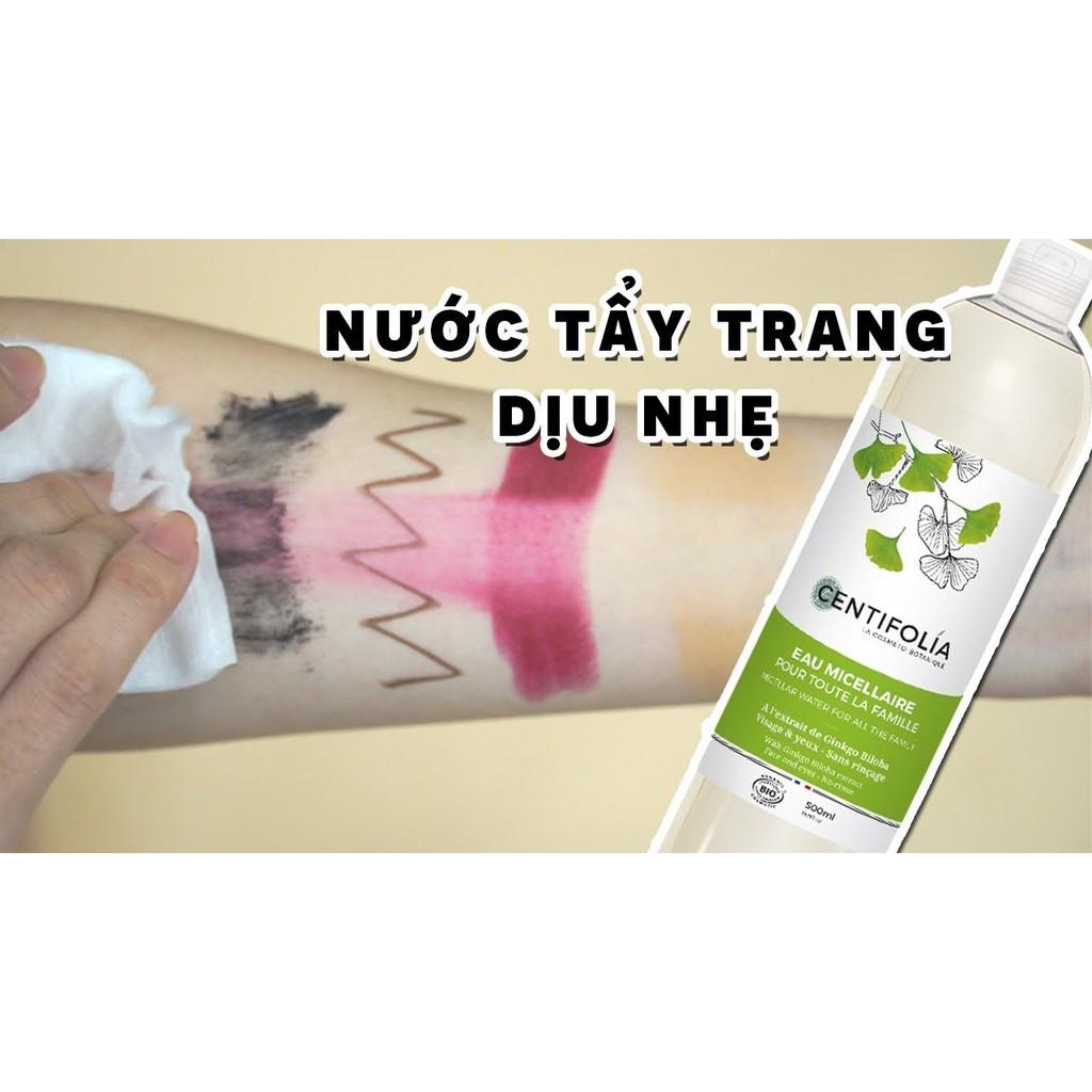 Nước Tẩy Trang Đa Năng Rau Má Hữu Cơ Centifolia Eau Micellaire 500ml