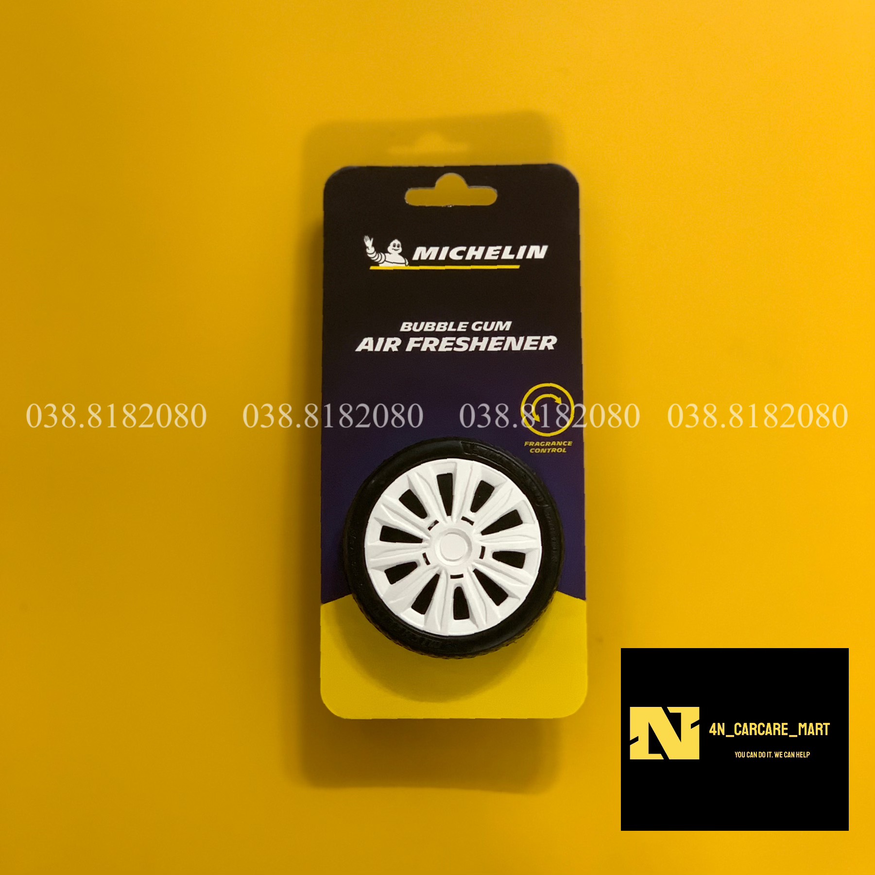 Sáp Thơm Ô Tô MICHELIN Khử Mùi Xe Hơi Cao Cấp - Michelin Organic Can Air Freshener mùi hương pine