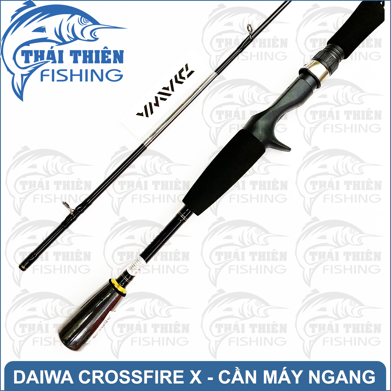 Cần Lure Máy Ngang Daiwa Crossfire X Dùng Câu Cá Lóc Chẽm Mú