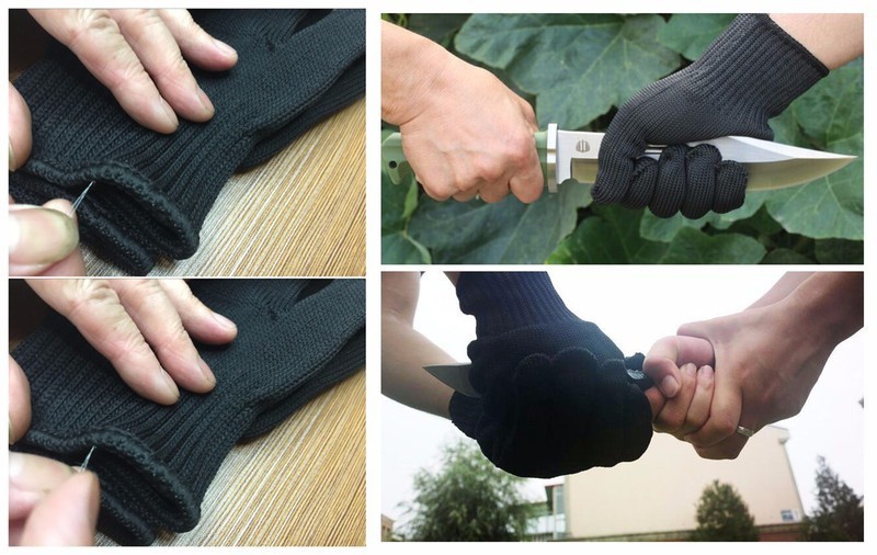 Đôi Găng Tay Chống Cắt Đứt Dao Kéo Vật Nhọn Bảo Hộ An Toàn