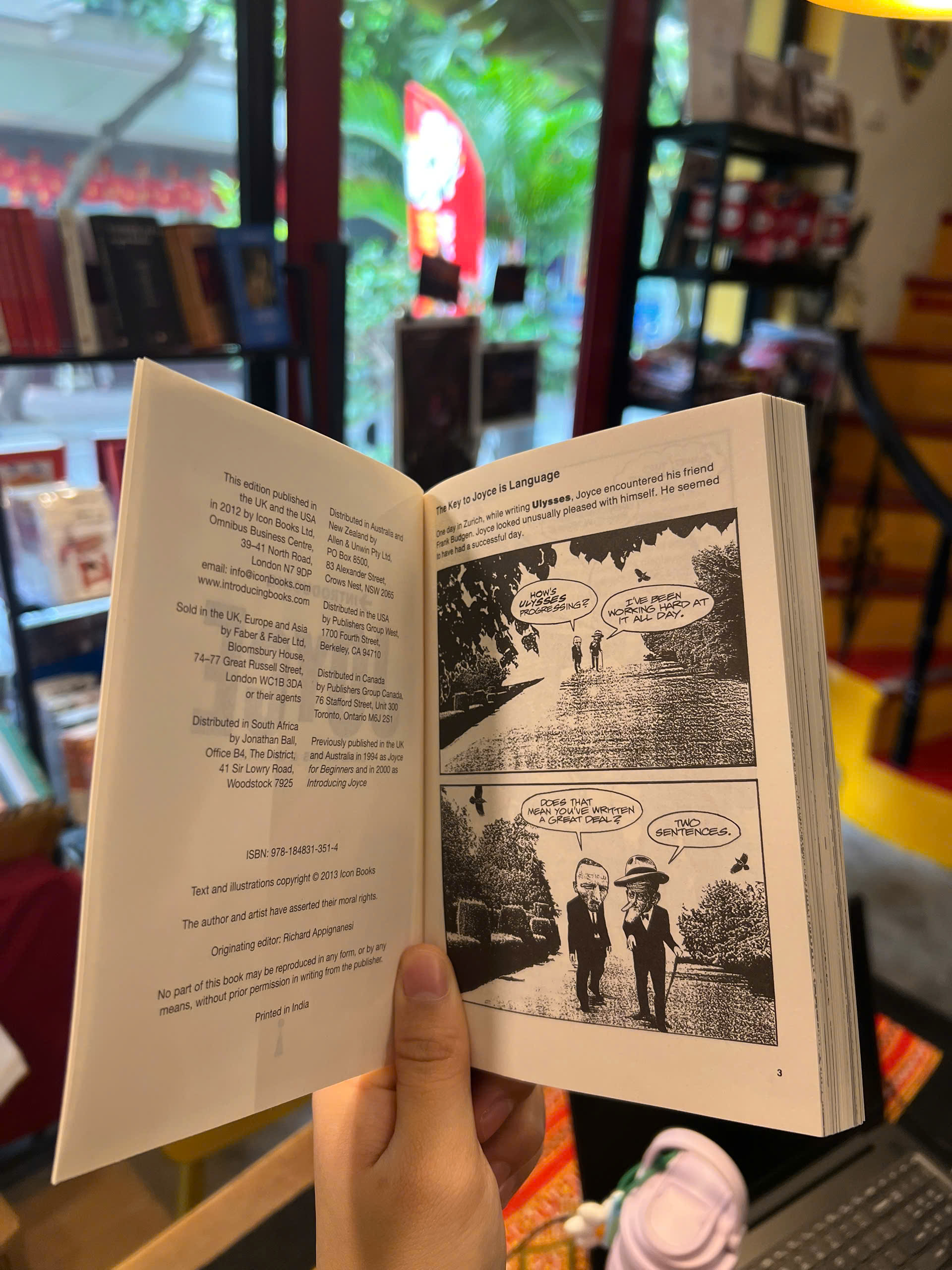Sách - Introducing Joyce: A Graphic Guide (James Joyce) | Biography / Ngoại văn Nhập khẩu
