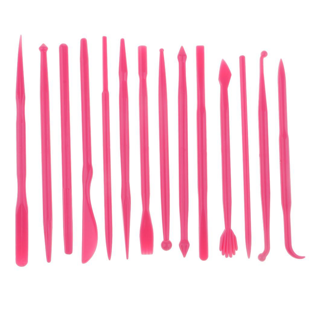14 Set Kids Clay Sculpting Modeling Tools Ceramic Polymer Clay Carving Tools