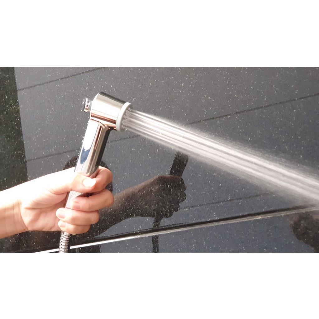 Bộ xịt vệ sinh cao cấp, chất lượng Germany. Tăng áp cao, chất liệu nhựa ABS mạ Chrome Eurolife EL-X09
