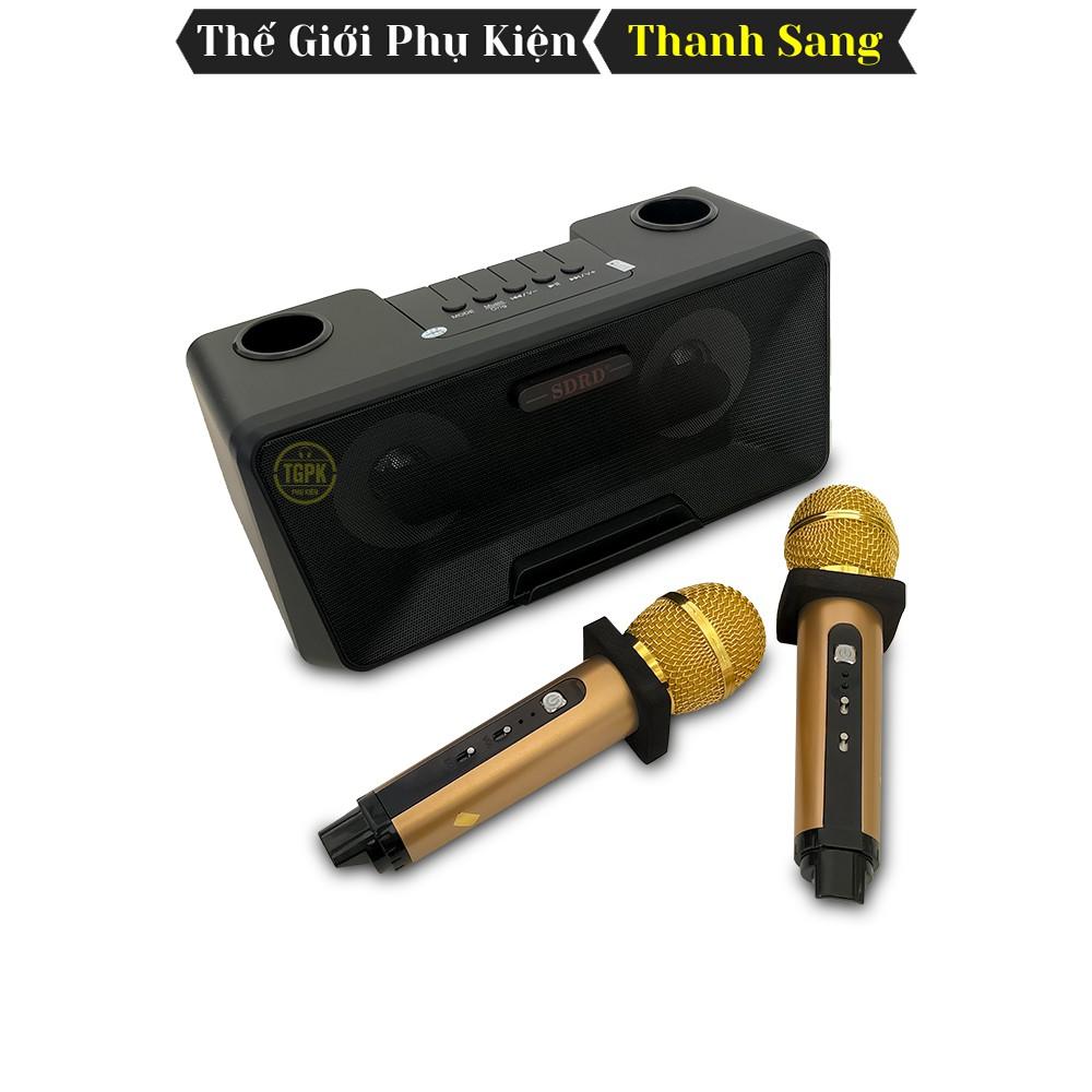 Loa Karaoke Bluetooth SD-301 | Tặng kèm 2 Micro không dây cho Âm thanh trong trẻo | Loa Bass mạnh mẽ