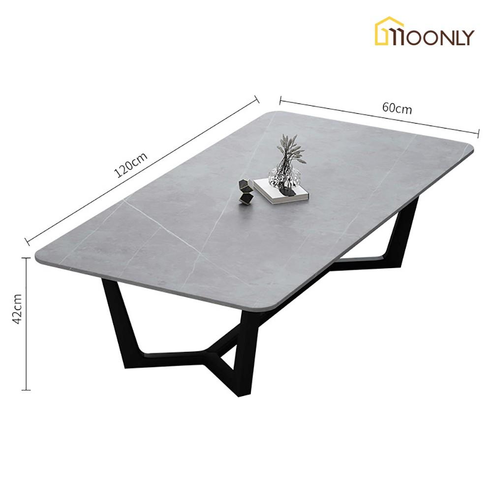 Nội Thất Bàn Sofa Ngồi Bệt Phòng Khách Chất Liệu Ceramic,Chân Sắt Tĩnh Điện KT 120x60x45cm