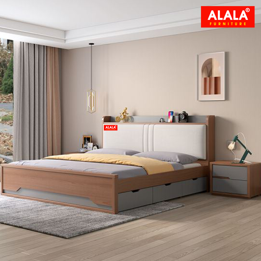 Giường ngủ ALALA14 (1m8 x 2m) cao cấp - Thương hiệu ALALA