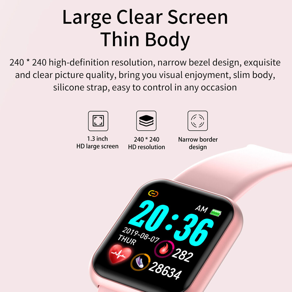 Đồng Hồ Nam Nữ Smart Watch Kết Nối Di Động Cảm Ứng Đa Chức Năng DHY68