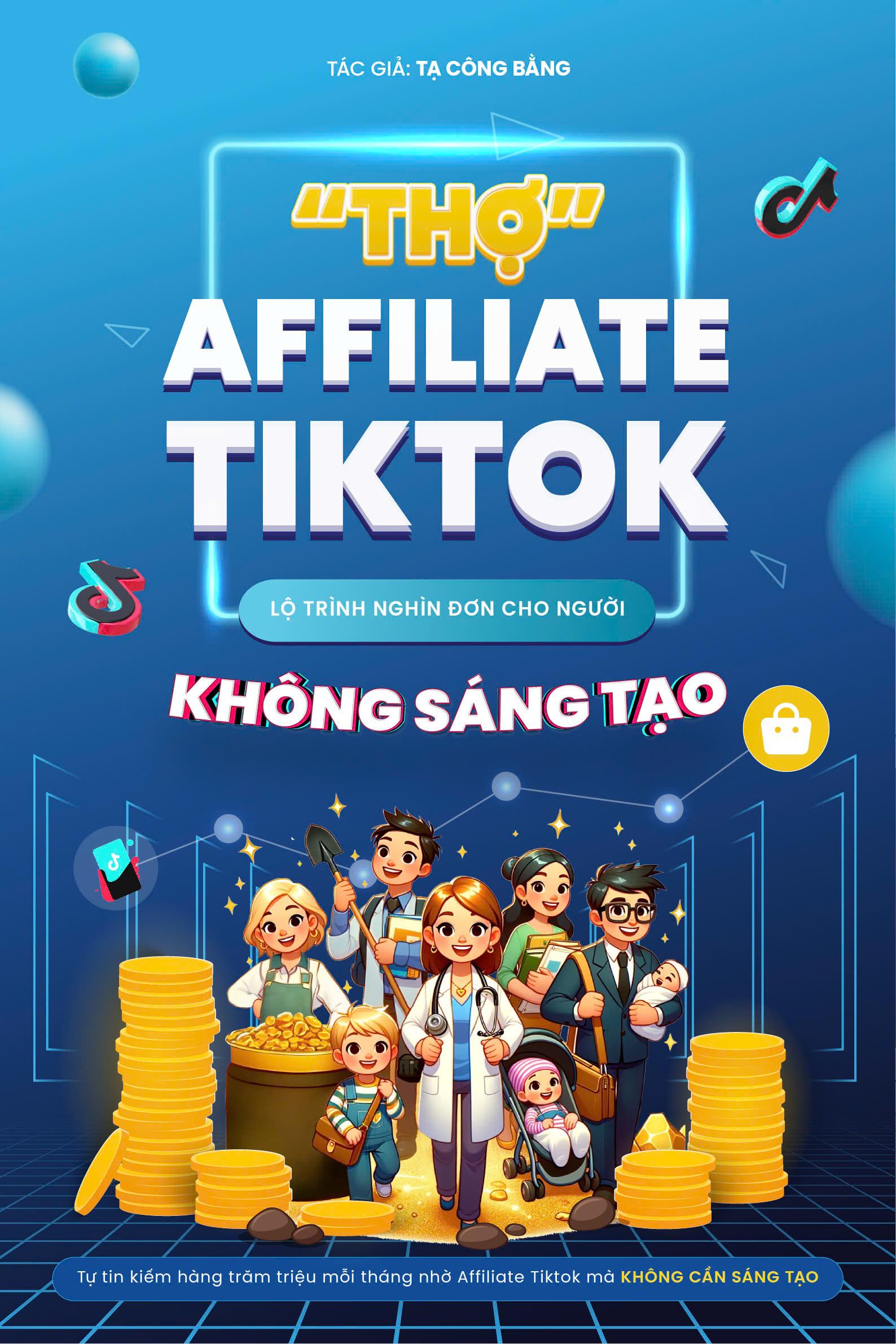 &quot;Thợ&quot; Affiliate Tiktok - Lộ Trình Nghìn Đơn Cho Người Không Sáng Tạo