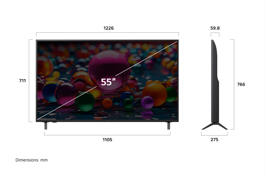 Smart Tivi LG AI 4K 55 Inch 55UA8450PSA- Hàng Chính Hãng