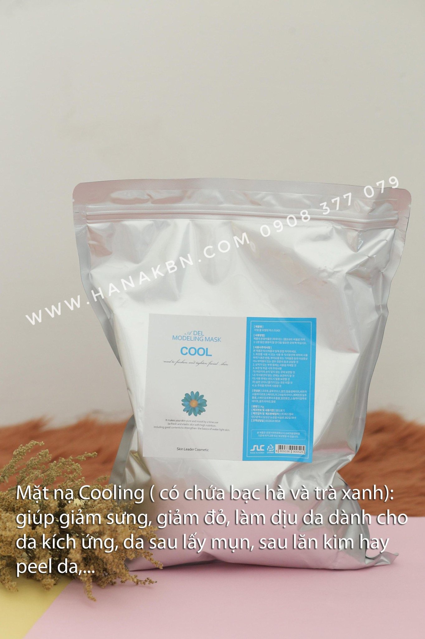 Mặt Nạ Cool - Mặt Nạ Bột Dẻo Adel Mask Hàn Quốc (Hàng Chính Hãng)