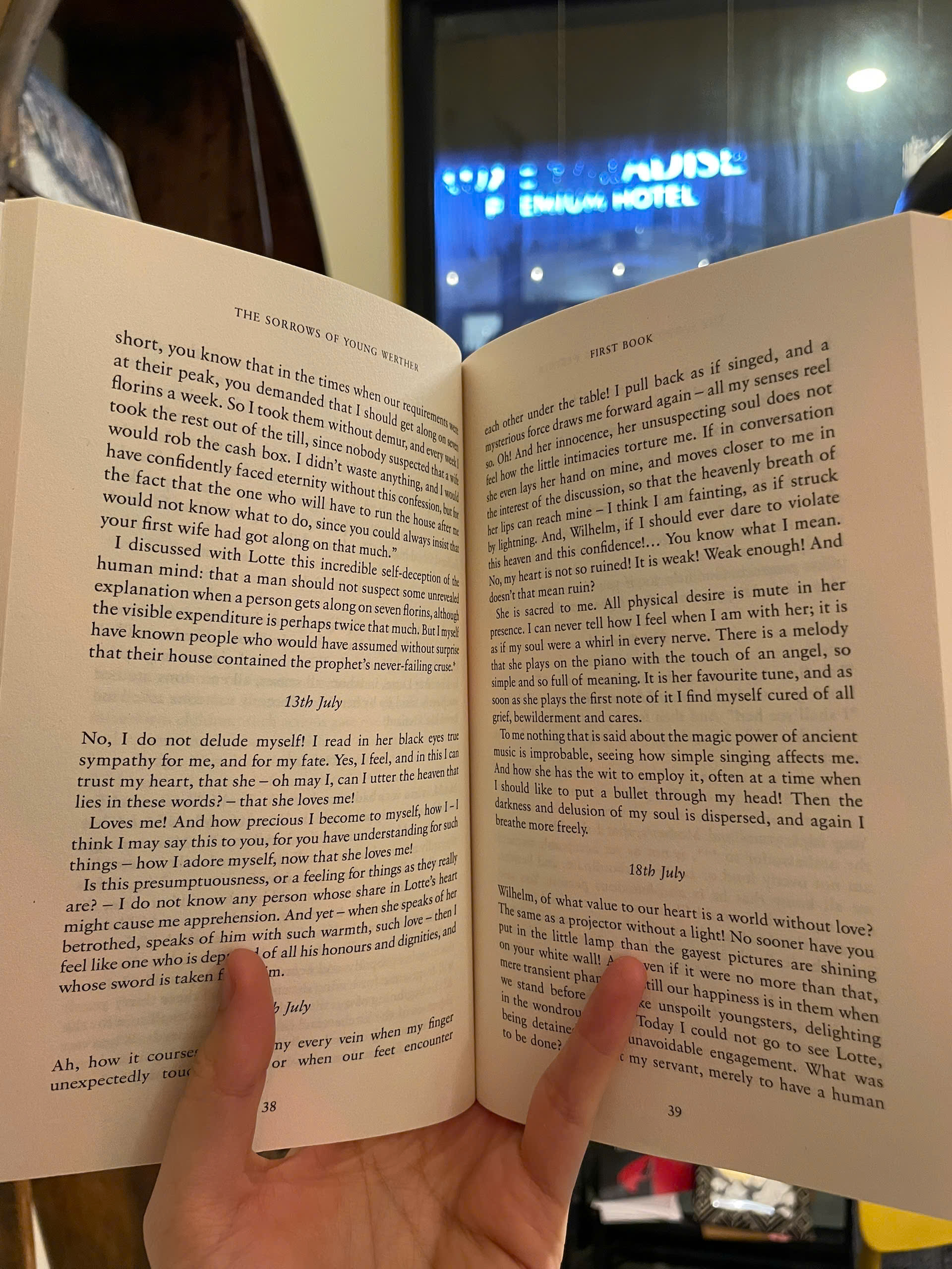 Sách - The Sorrows of Young Werther by Johann Wolfgang von Goethe | Classics Fiction / Ngoại văn