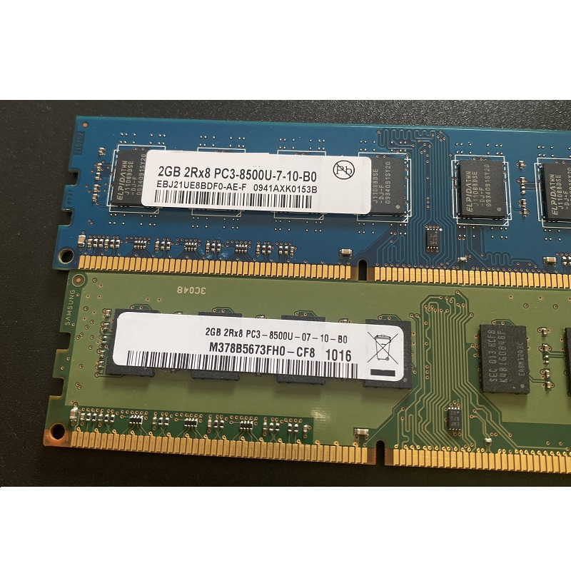 Ram PC 2GB DDR3 bus 1066 (8500U) dùng cho máy tính bàn, desktop