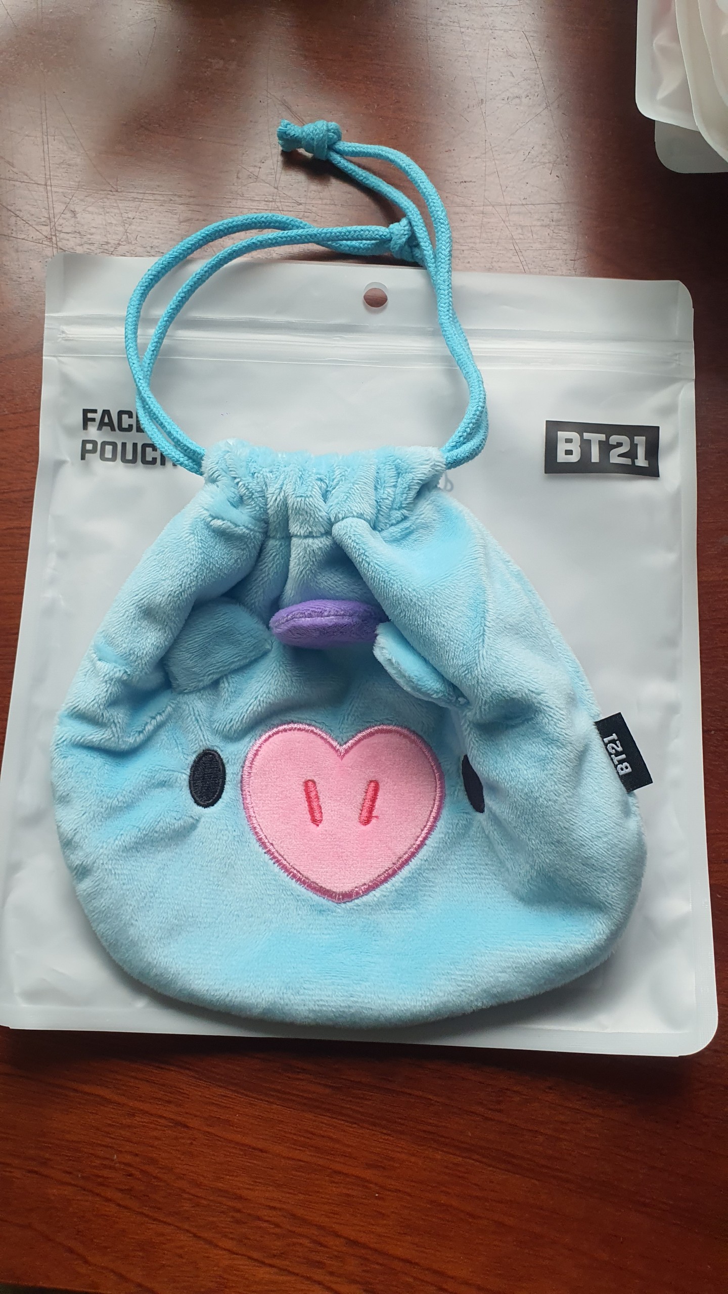 TÚI DÂY RÚT BT21 HÌNH NHÂN VẬT  ĐA NĂNG- HÀNG CHÍNH HÃNG