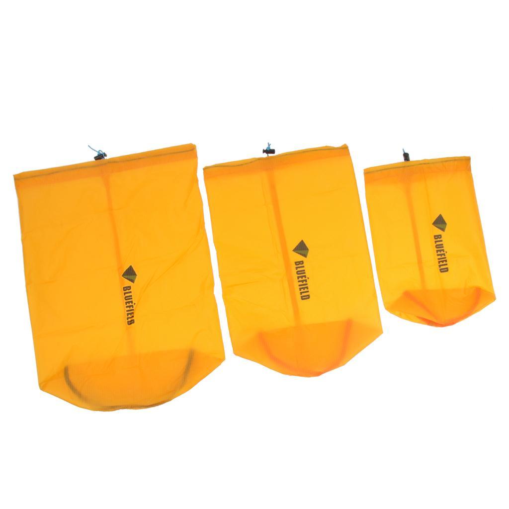 2x Waterproof Drawstring Storage Stuff Sack Dry Bag Outdoor Travel