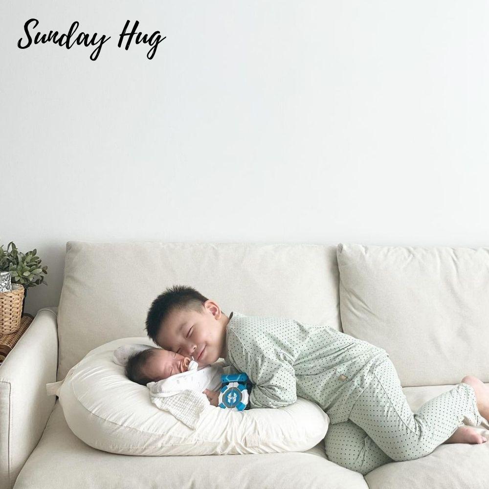 Vỏ gối chống trào ngược CAO CẤP Sunday Hug, 100% cotton nội địa Hàn Quốc, thoáng mát, thấm hút mồ hôi