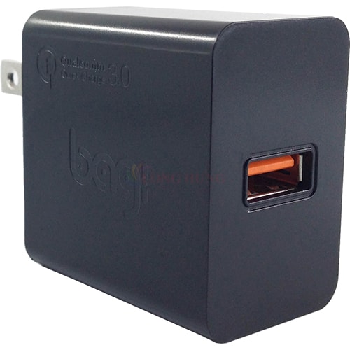 Cốc sạc Bagi QC 3.0 2A 1USB CE-M30 2019 - Hàng chính hãng